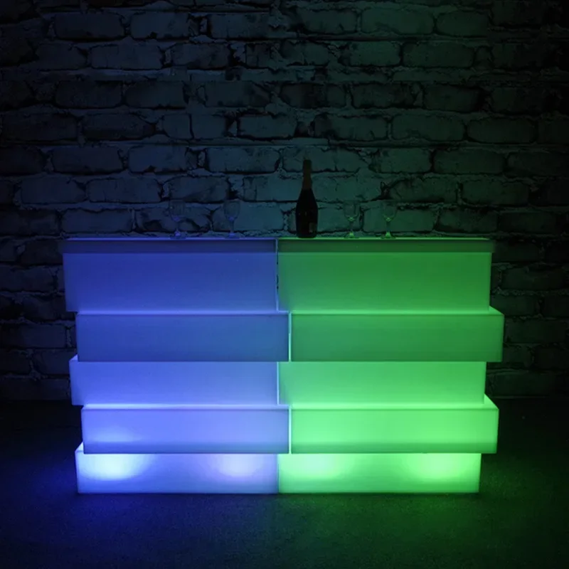 Luminous Bar Counter, Bar Internet Celebrity Creative Business Front Desk, Reception Desk, Outdoor Outdoor Party Mobile