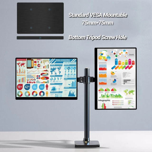 ZEUSLAP 10.5" FHD Touch Portable Monitor, 1920×1280 IPS, 100% sRGB 5