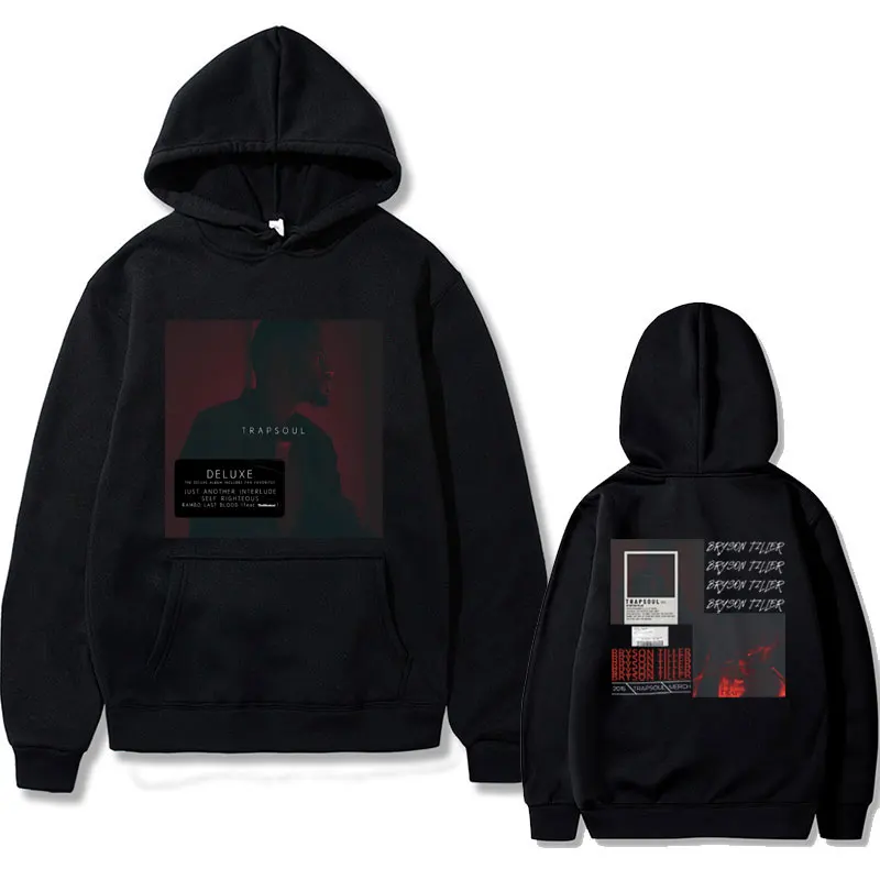 Rapper Bryson Tiller T R A P S O U L Music Album Graphic Hoodie Men Women's Fashion Sweatshirt Male Hip Hop Oversized Hoodies