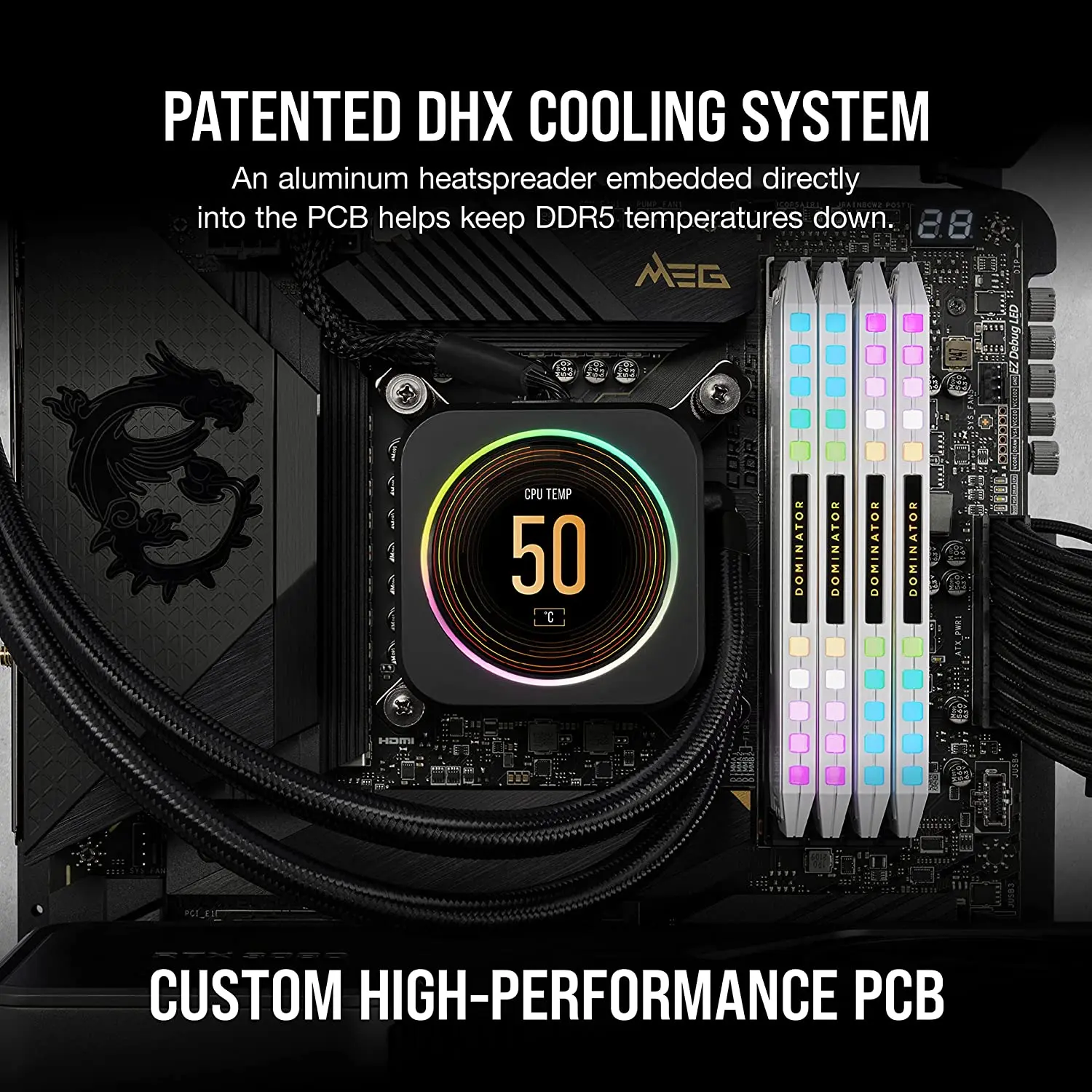 Corsair Dominator Platinum RGB DDR5 32GB(2x16GB) / 64GB(2x32GB) 5600 6000  6200 6400 6600MHz Intel Optimized Desktop Memory-White - AliExpress