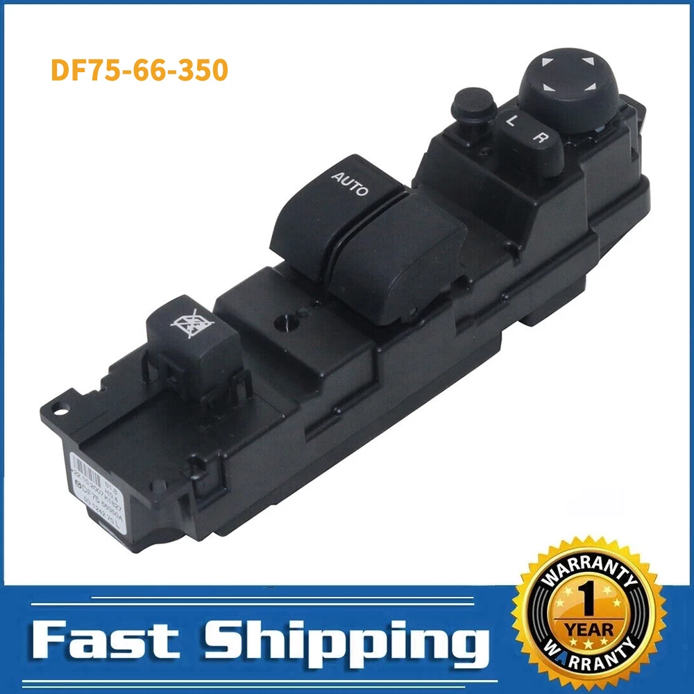Master Power Window Switch Controller for Mazda 2 2007 2017 2 Door Auto Lifer DF75 66 350A