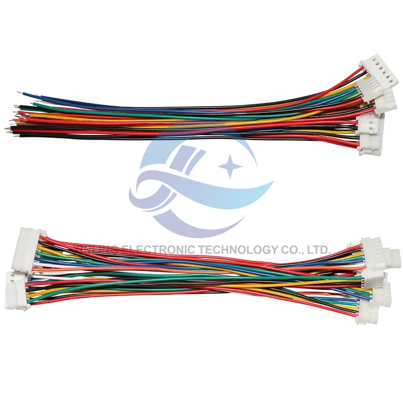 Câble de couleur à tête simple ou double, terminal 5264, 2P-6P, 2.54mm, câble électronique 26awg, 10 pièces