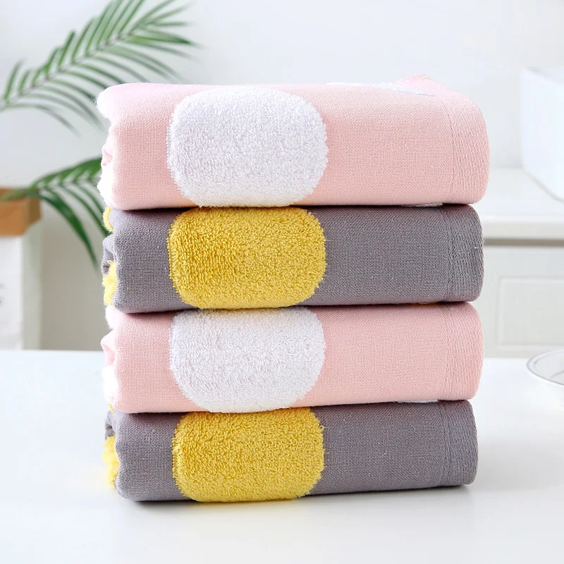 Cotton Baby Towels Cartoon Soft Newborn Kids Face Hand Washcloth Bath Towels for Children Adults Bathroom Shower Towel 50x25cm