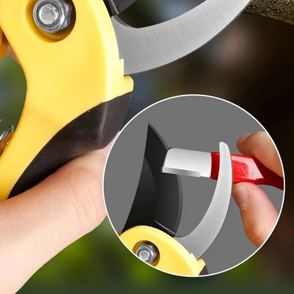 Professional Kitchen Knife Scissors Sharpener Tungsten Diamond Ceramic Sharpening Stone for All Blades Including Garden Shears