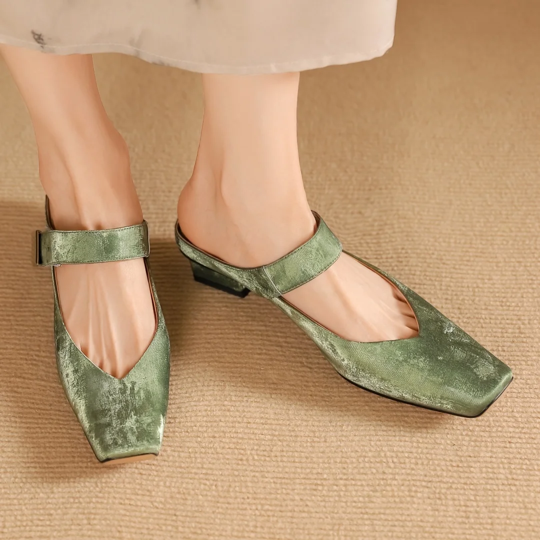 

Женские летние мюли из натуральной кожи, размеры 34-41