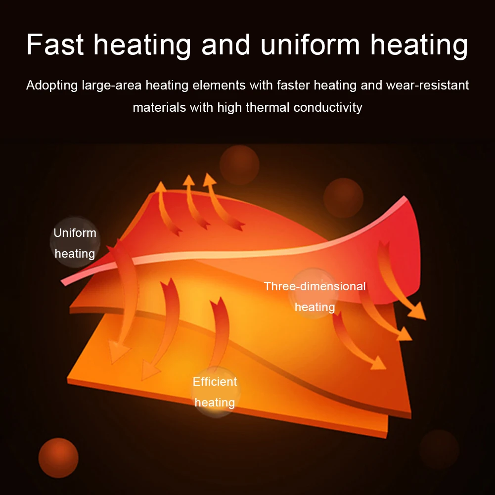 Electric Heated Grip Cover USB Anti Slip Motorcycle Hand Heated Grips 3 Gear Waterproof Handlebar Warmer Sleeves Hot Grip Handle