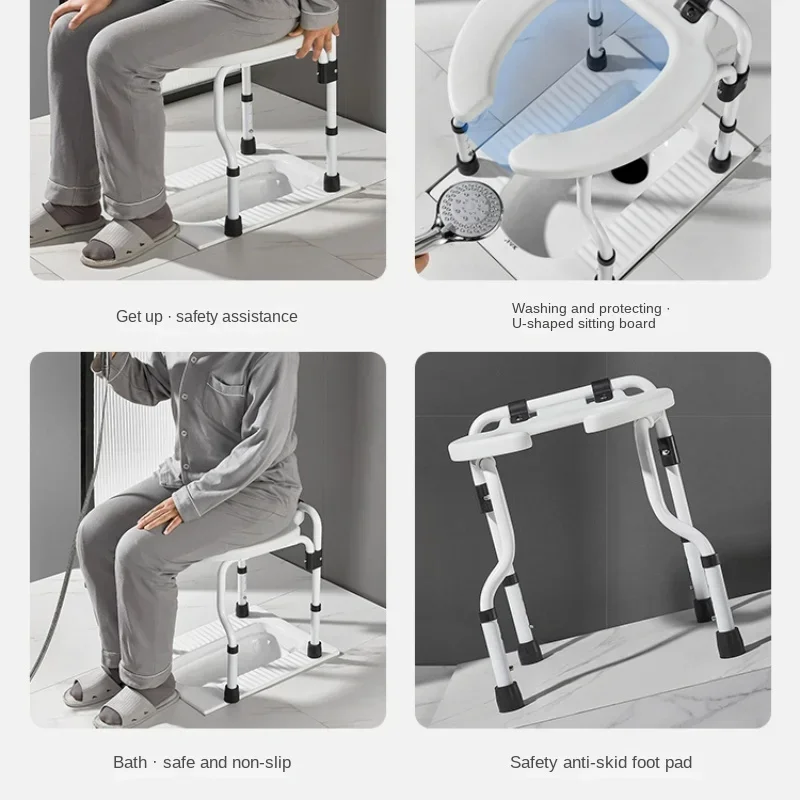 Advanced U-Shaped Toilet Chair for Pregnant Women, Seamless Squat to Seat Conversion, Comfortable Bathroom Accessibility Aid 3