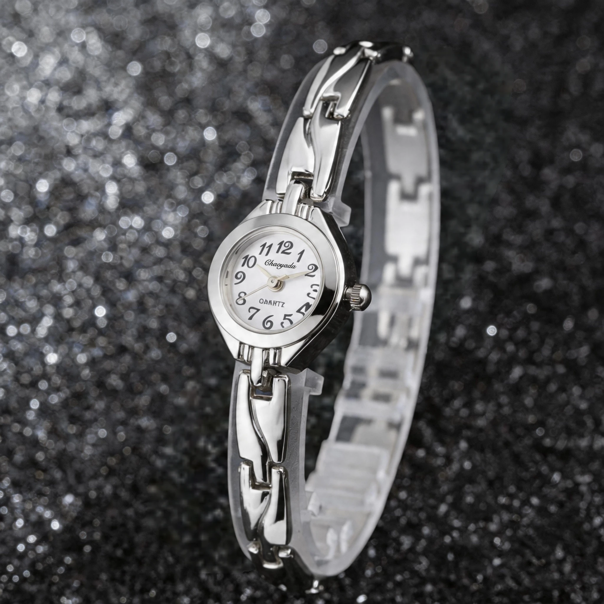 Elegant Gold-Plated Women's Bracelet Watch - Luxury Gift
