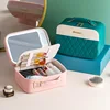 Cosmetic bag with LED light, hard cosmetic case, travel storage box, dimmable mirror cosmetic case 3