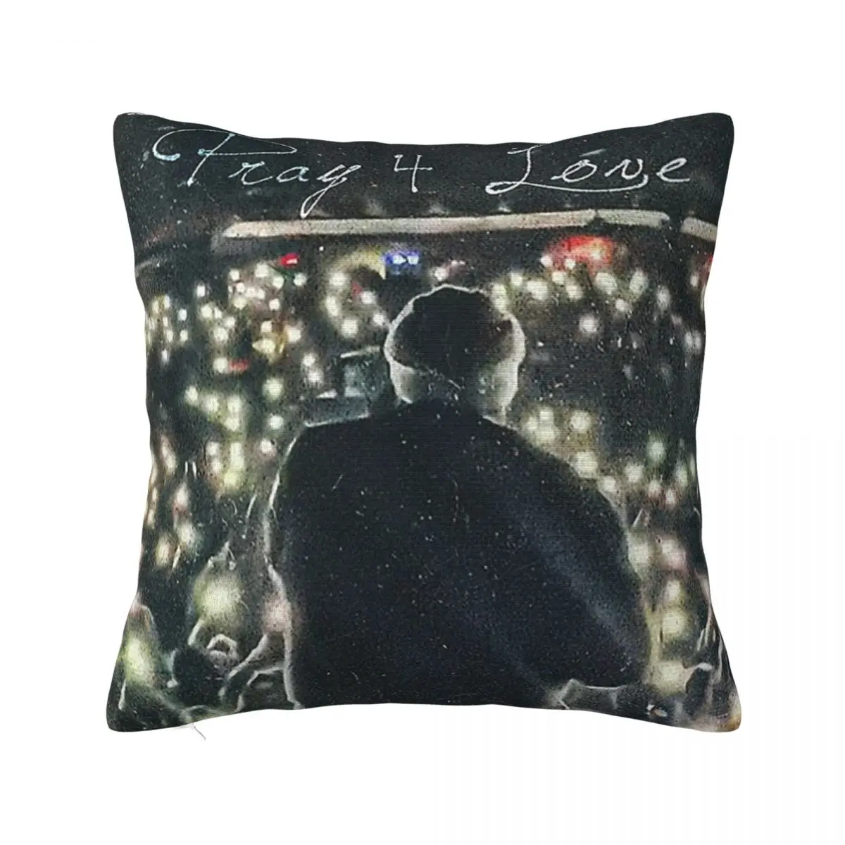 

For Love Rod Wave Pillowcase Printing Polyester Cushion Cover Decoration Throw Pillow Case Cover Car Zipper 45X45cm