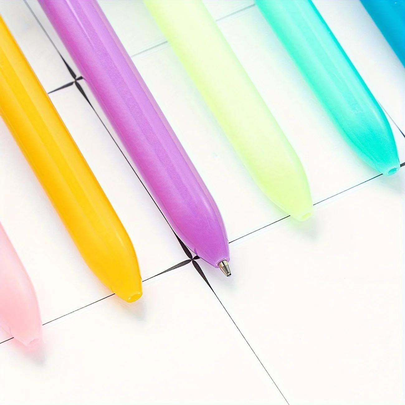 3pcs/set Creative 4 In 1 MultiColor Pen 0.5mm Black Blue Red Green Gel Ink Student Marking Pen Writing Tools School Supplies 3