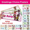 Morning Greetings Choices Classroom Rules Posters Bulletin Board Boarder Headliners Classroom Decoration Teacher Teaching Aids 1