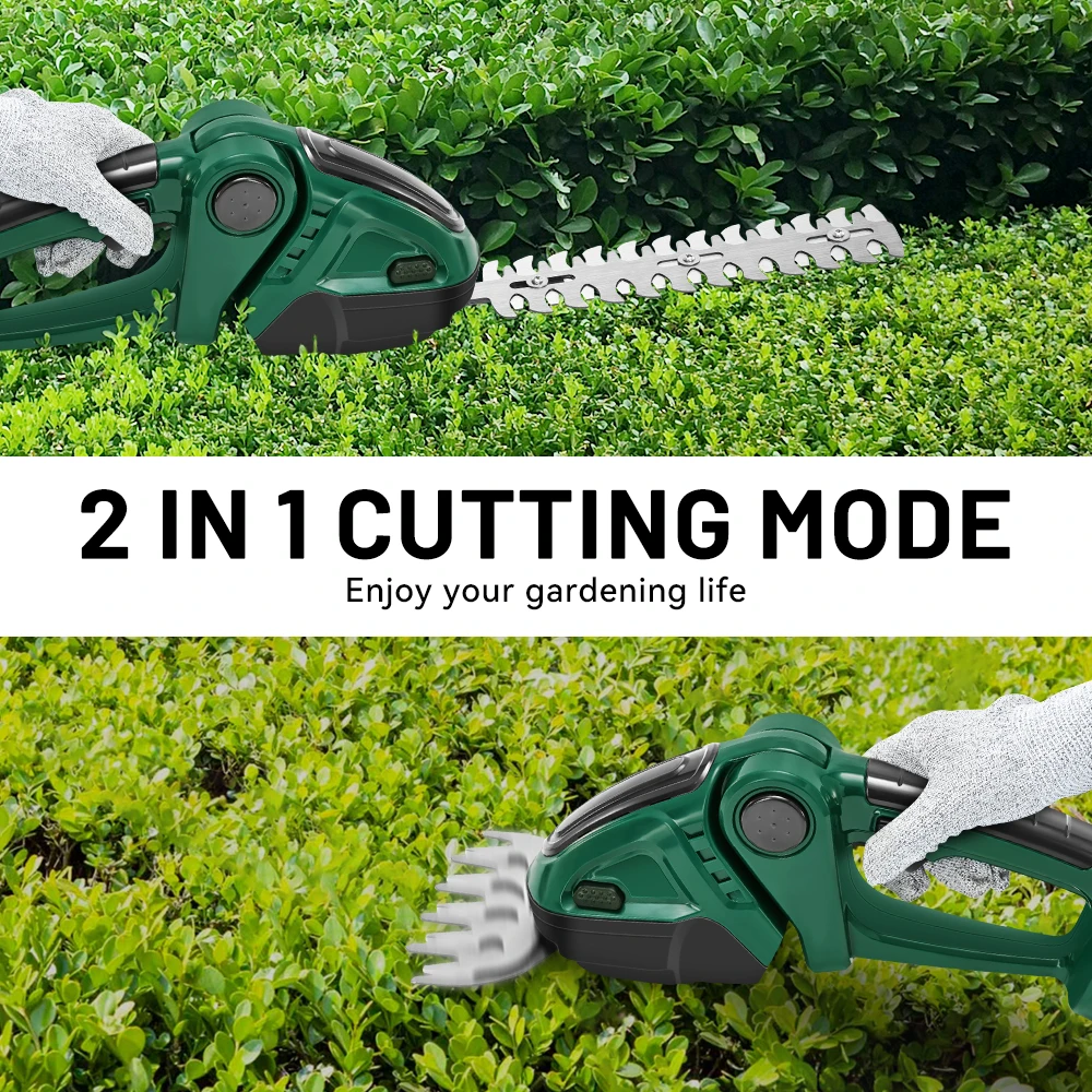 2 in 1 Electric Hedge Trimmer 20000rpm Shrub / Hedge Pruner 2