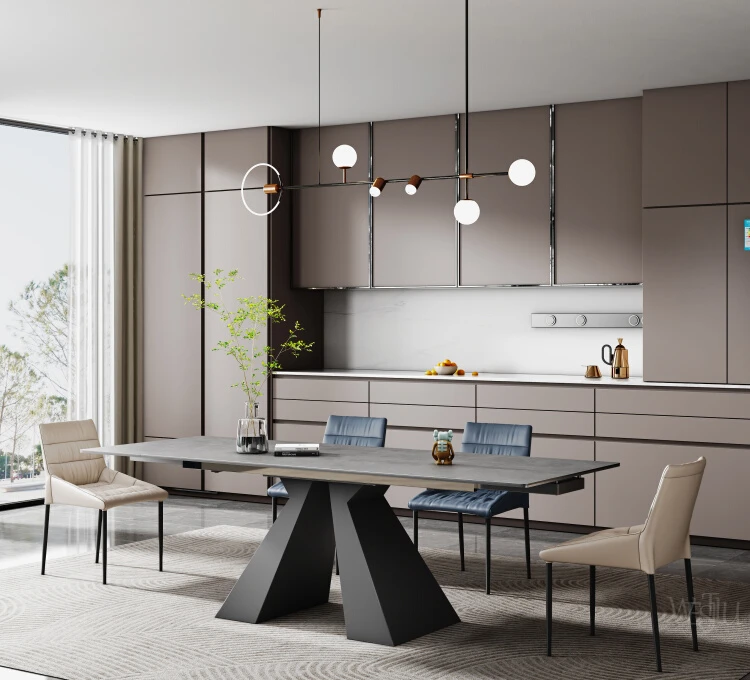 

Multifunctional dining table and chair combination for small and medium-sized luxury household