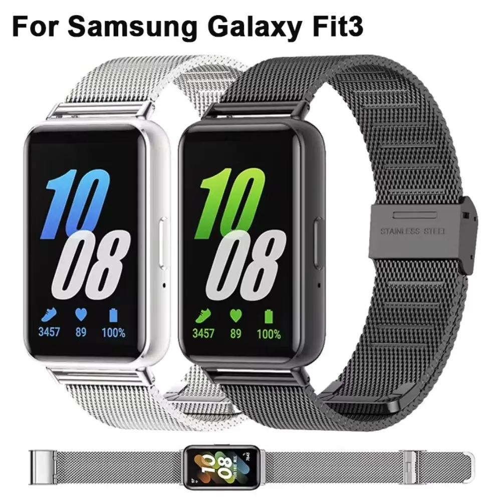 Sleek Stainless Steel Smart Watch Strap - Premium Wrist Loop Bracelet