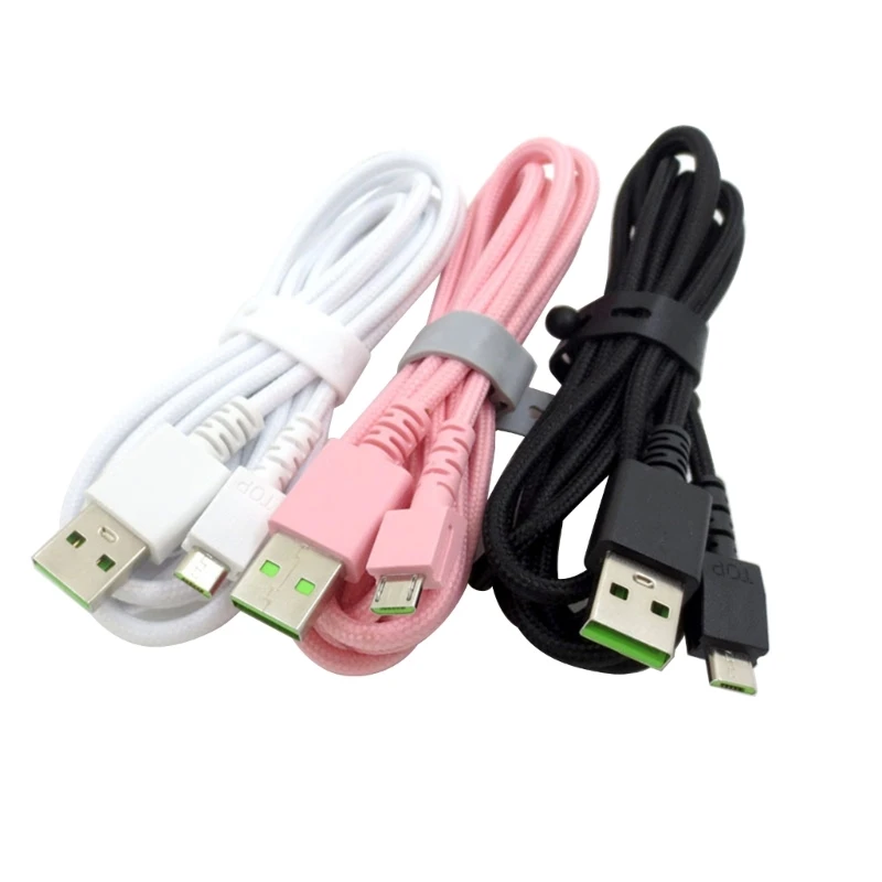 

Braided Micro USB Cable for Naga Wireless Mouse Charging Wire Replacement Charging Cable 180cm/70.78in