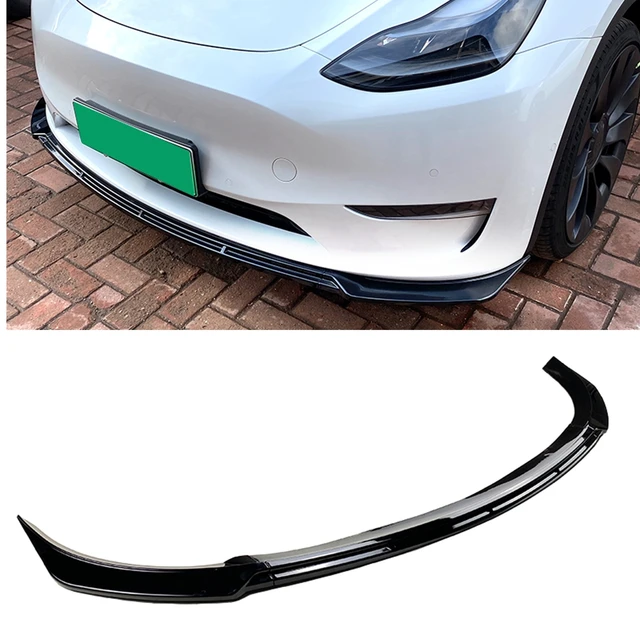 For Tesla Model Y 2021 2022 BodyKit Rear Bumper Diffuser Lip Splitter Apron  Styling Exterior Tuning Accessories Matte Black - AliExpress