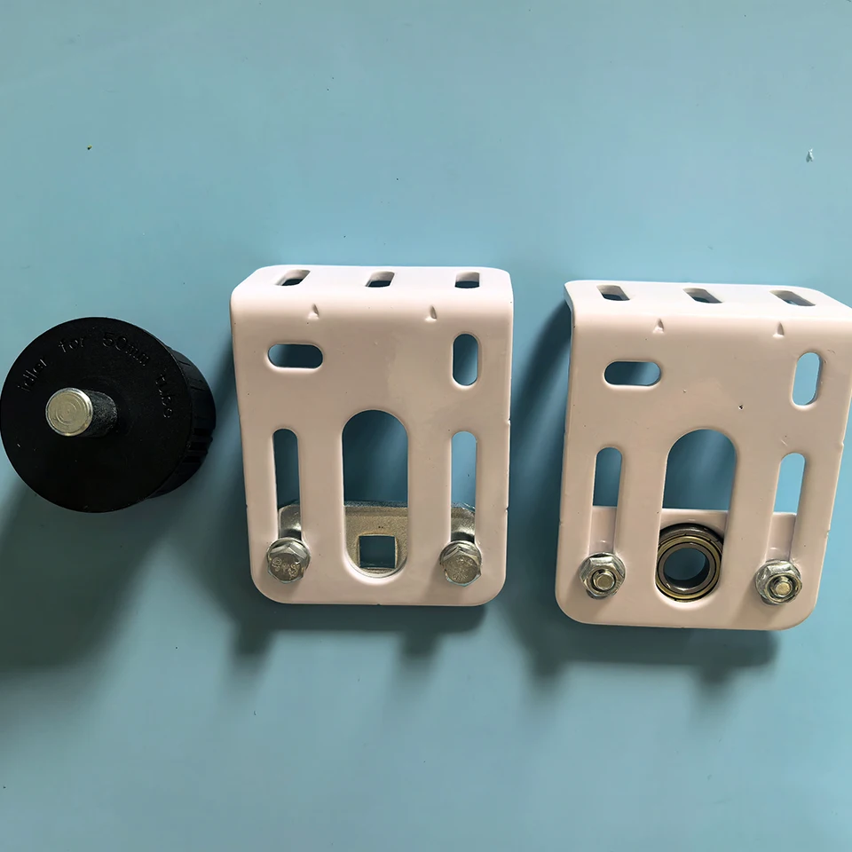 두야 50mm 홈 튜브용 헤드 브래킷, 테일 브래킷, 아이들러, 고정 브래킷, 전기 롤링 셔터용 액세서리