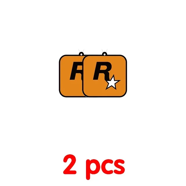 Car Air Freshener Car Fragrance R Star Pendant Air Freshener Car Rear View Hanging Long-Lasting Aromatherapy Fragrance Tablets Deodorization
