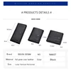 BISON DENIM Brand Genuine First Layer Leather Short Wallet Business Classic Purse Men's Wallet Cards Holder Casual Purse N4437-2 2