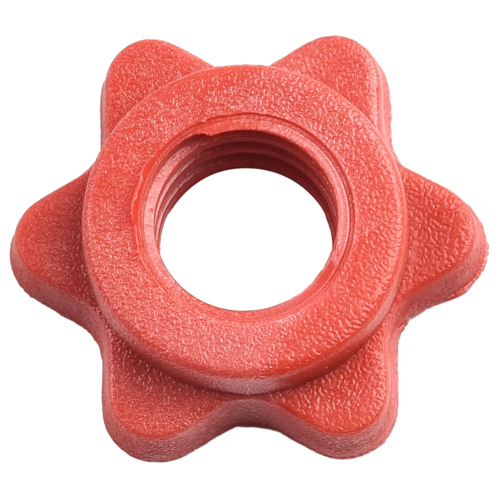 튼튼한 덤벨 너트, 바 스핀락 무게추 바벨 체크 클립 칼라, 덤벨 잠금 너트 플라스틱 나사, 25mm(1 인치), 4 개