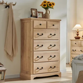 6 Drawers Dresser Chests for Bedroom, 48 5