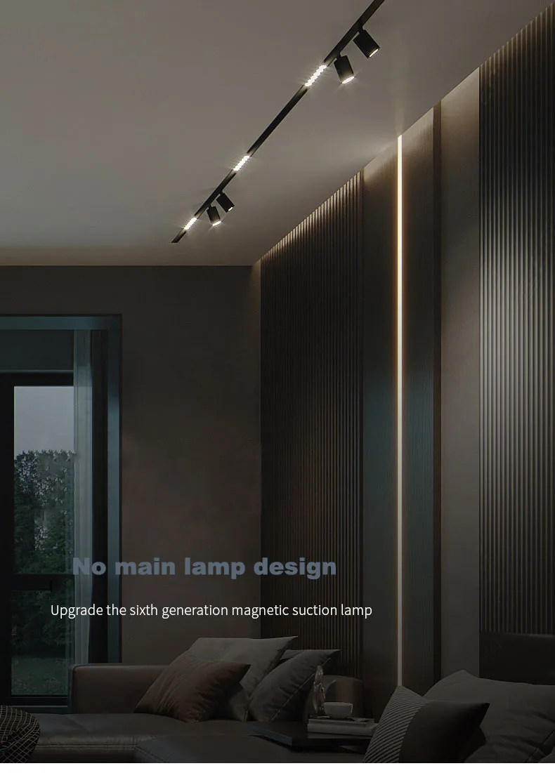 Description Picture 2 of itemMagnetic Track Light LED Modern Ceiling Lamp Spotlight Grille Fixture Downlight Embedded Living Room Store Shopping Mall Home