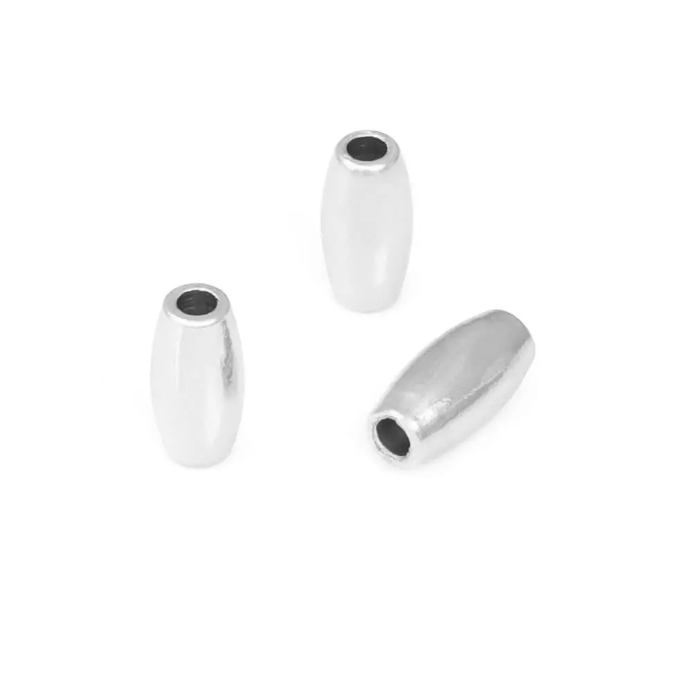 Cuentas de Brass Doradas de 18K Diseño Ovalado Cilíndrico Suministros para Hacer Joyería DIY - details 0