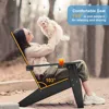 Modern Adirondack Chairs Set of 4,Weather Resistant with Cup Holder Oversize Plastic Fire Pit Chairs Plastic Outdoor Chair 4