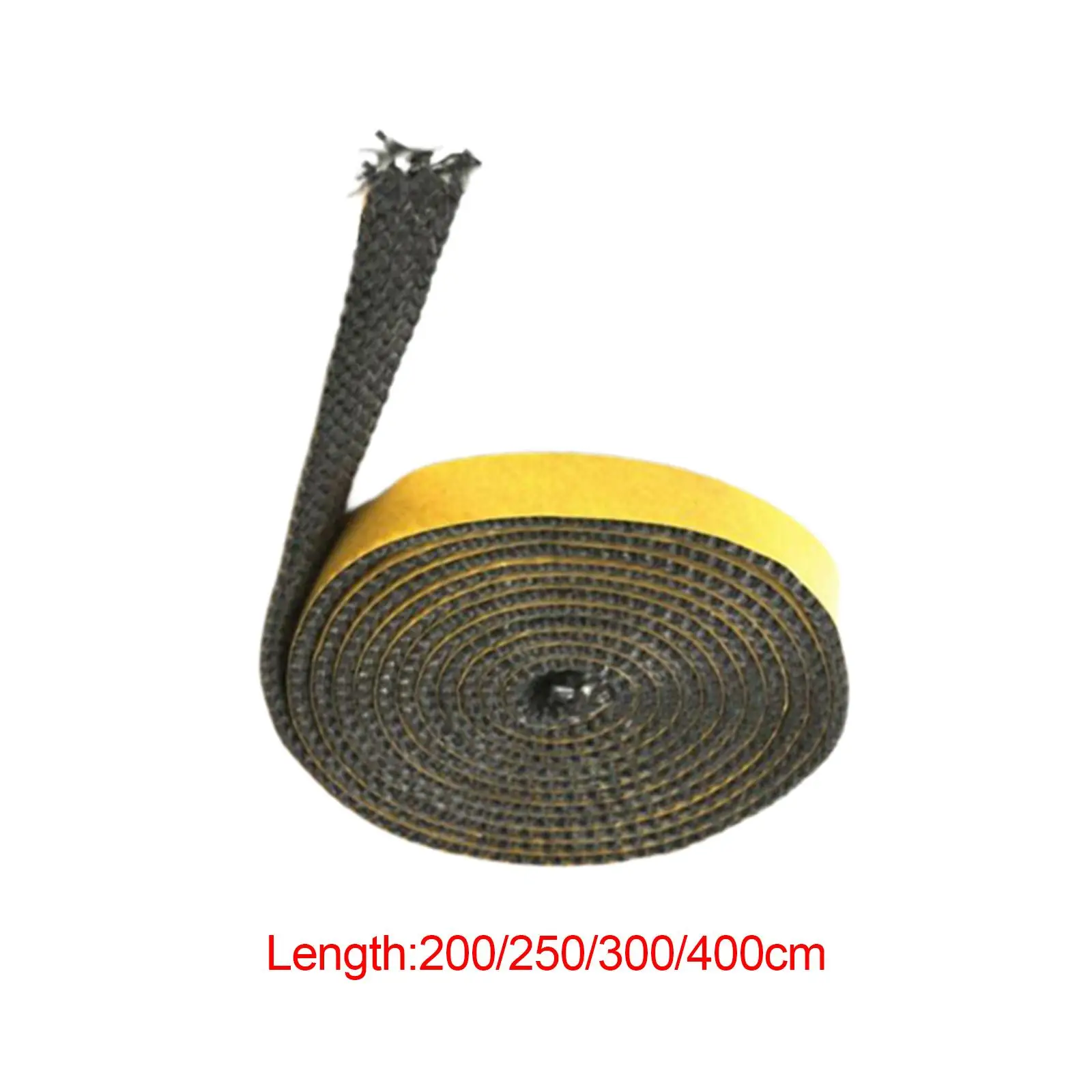 Wood stoves gasket Fiberglass flat gasket high temperature resistance flat stoves rope for fireplace door oven glass window