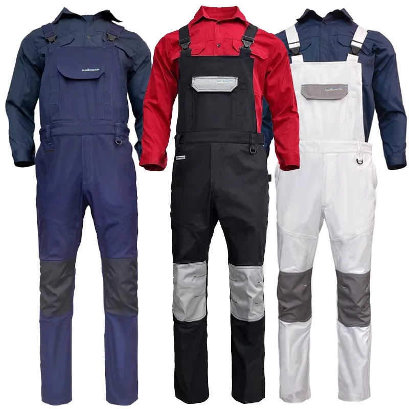 

Комбинезон-карго мужской Высокоэластичный, рабочая одежда, много карманов, разные цвета