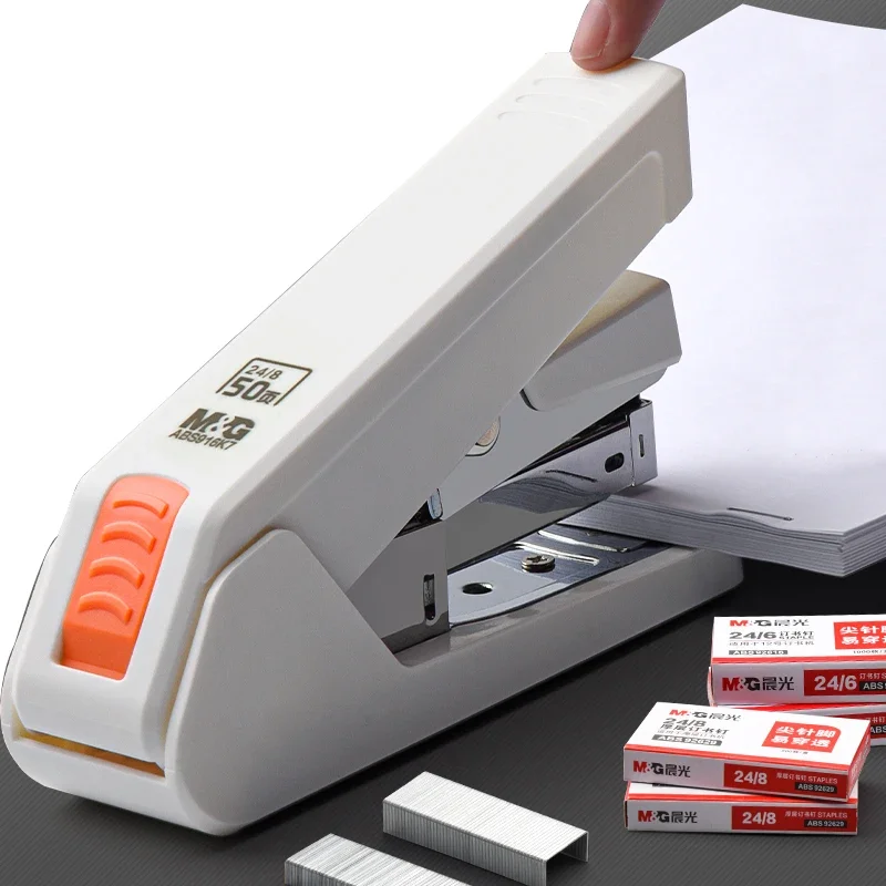 

School Machine Book Stapling Paper Supplies Binding 25/50/70 Sheets Stationery Staples Effortless Accessories Office Stapler