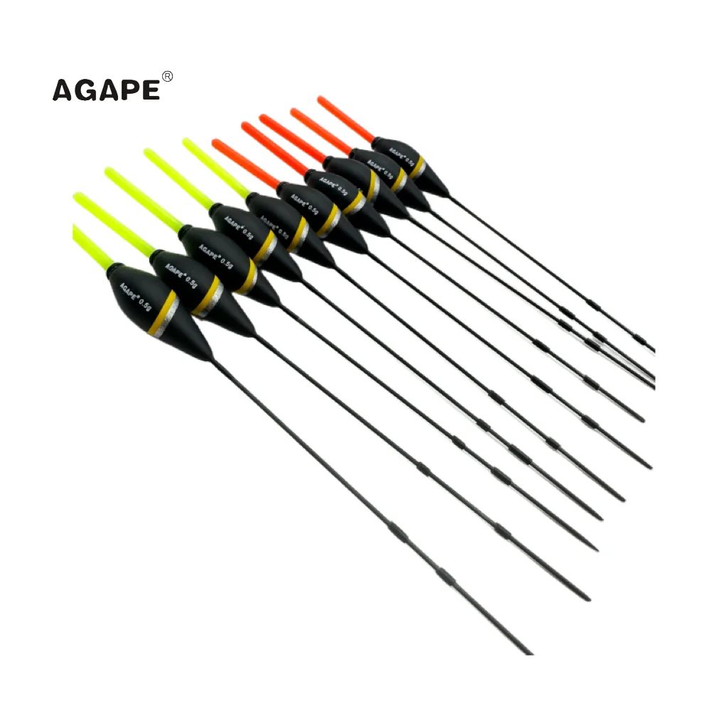 Carp Balsa Fishing Float Floats Bobber Fluctuator 0.5/1.0/1.5/2.0G Buoyancy Fishing Accessories 10pcs