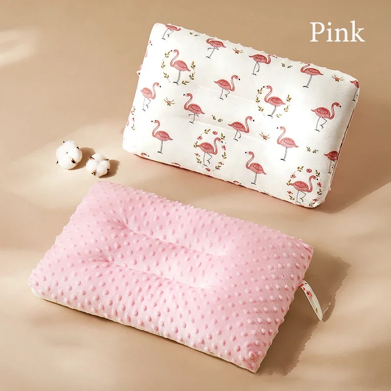 1PCS Newborn Bedding Neck Support Kids Pillow Head Baby Pillow Print Cotton Baby Beanie Pillow 5