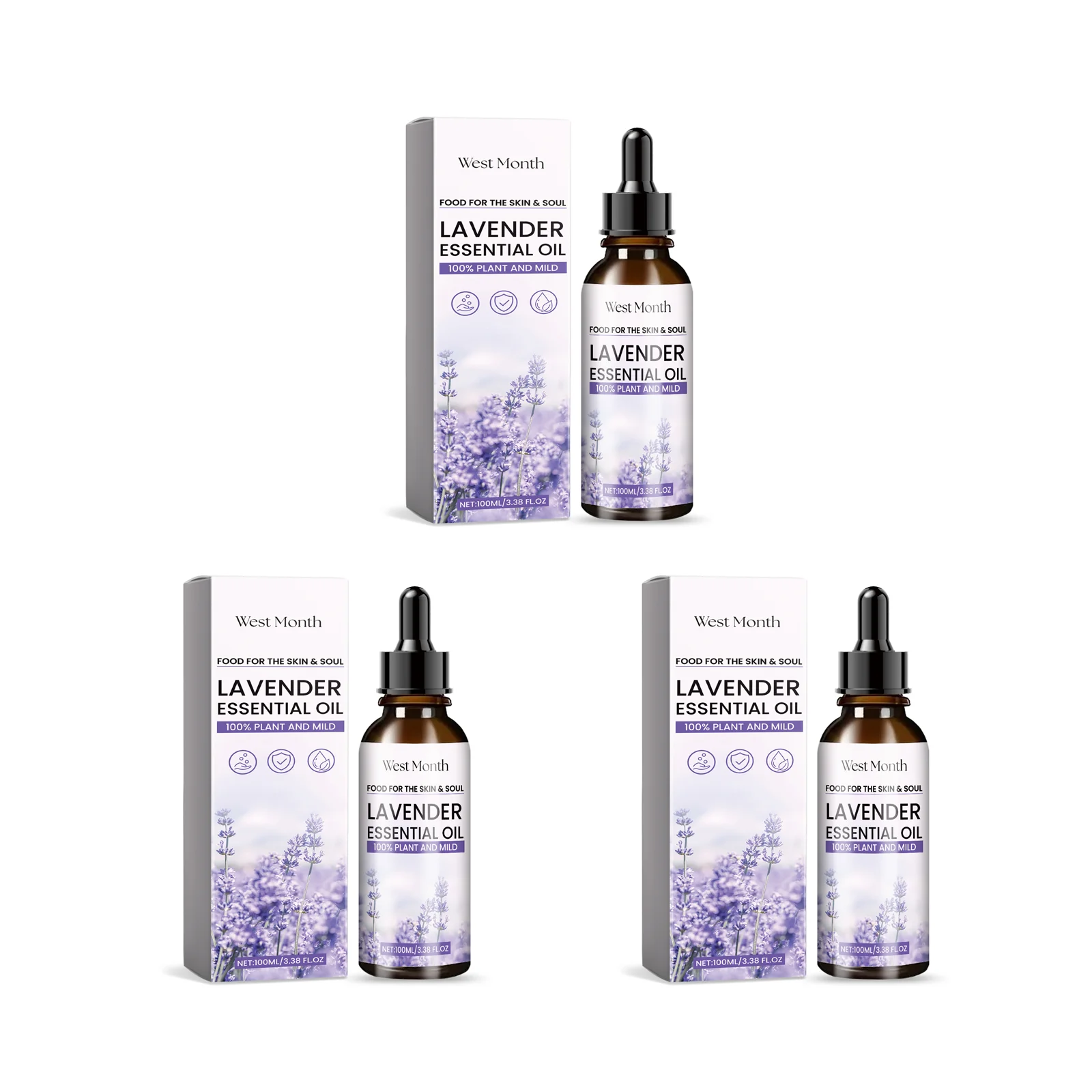 Lavender Essential Oil for Skin Nourishment, Anxiety Relief & Enhanced Sleep Quality