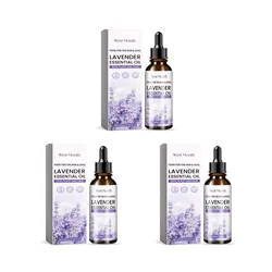 Lavender Essential Oil for Skin Nourishment, Anxiety Relief & Enhanced Sleep Quality (3pcs)