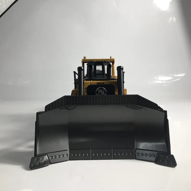 Huina New 664 Heavy-Duty Bulldozer Remote Control Bulldozer Engineering Vehicle Track Type Children'S Toy Shovel Birthday Gift 2