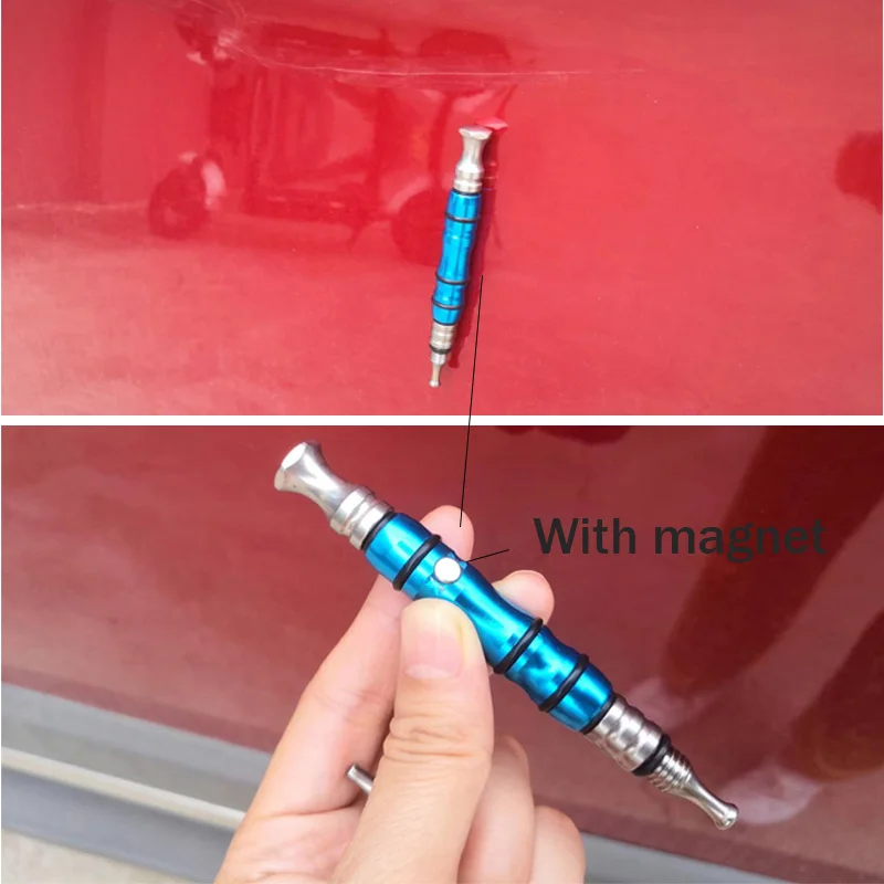 Titanium alloy with magnet car dent repair tools tapper tools tap down tool kit Paintless Dent Repair Tool