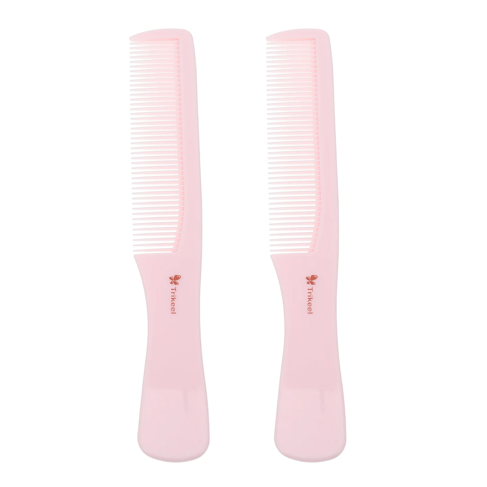 

2 Pcs Comb Smooth Hair Anti-static Women Plastic Combs Portable Hairdressing Fine Tooth Girl