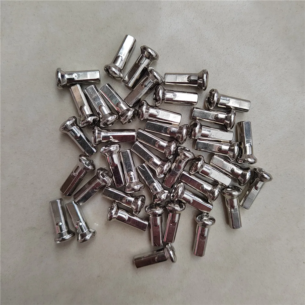 Bicycle Spokes Nipples 40PCS/Lot 13G 2.2mm 60-150mm Stainless Steel
