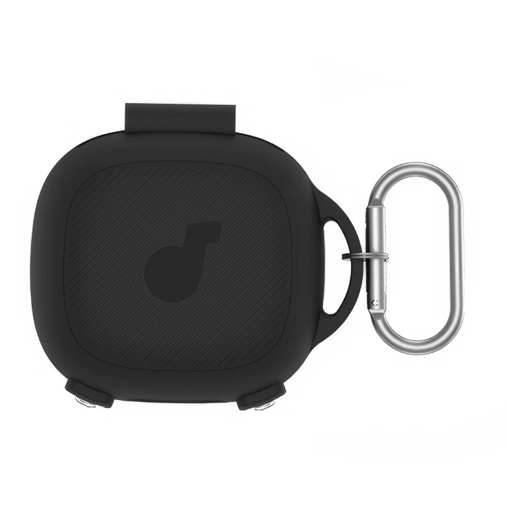 Karabina koruyucu cilt kılıf ile silikon kutu örtüsü darbeye kulakiçi kılıf kapak Anti-Scratch için Anker SoundCore spor X20