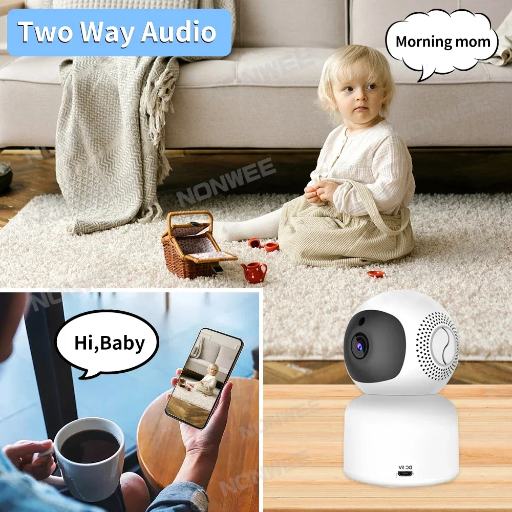2.4G/5G  ȣ  ī޶,  Ȩ ī޶,  Ͽ콺 1080P ǳ ̺ , Al ڵ 