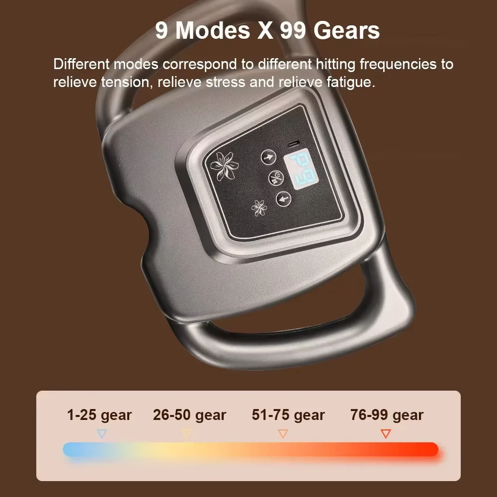 فآسيا بندقية 16-رئيس تدليك العضلات بندقية المهنية...