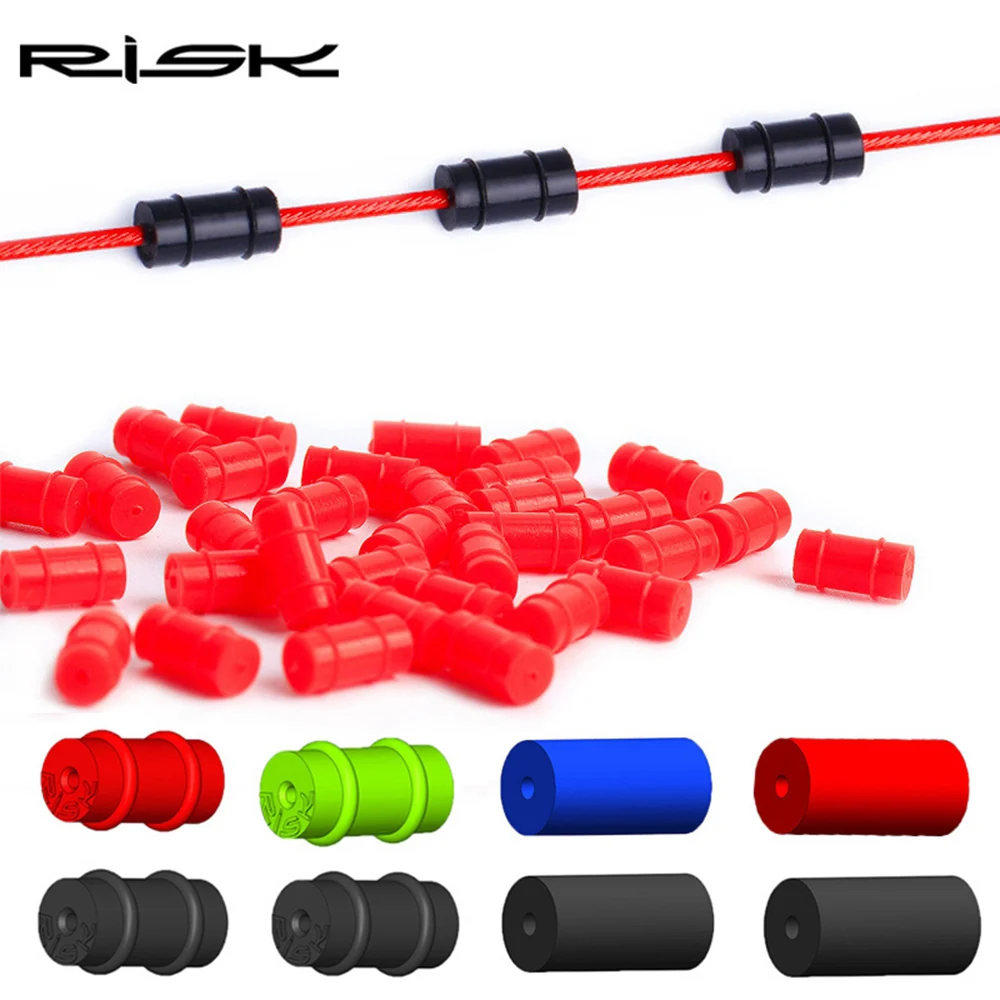 10 stücke Silica Fahrrad Kabel Abdeckung Kabel Protector Gehäuse Stecker MTB Rennrad Bremse Shifter Kabel Nachtlicht Schutz Ring Ultral – Detail 2