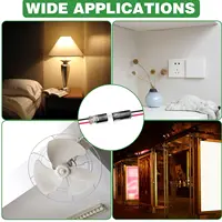 50/1pcs Double-Wire Plug-in Connector with Locking Buckle Pluggable LED Wire Connector 2 Pin 2 Way Universal Compact Wire - Image 6
