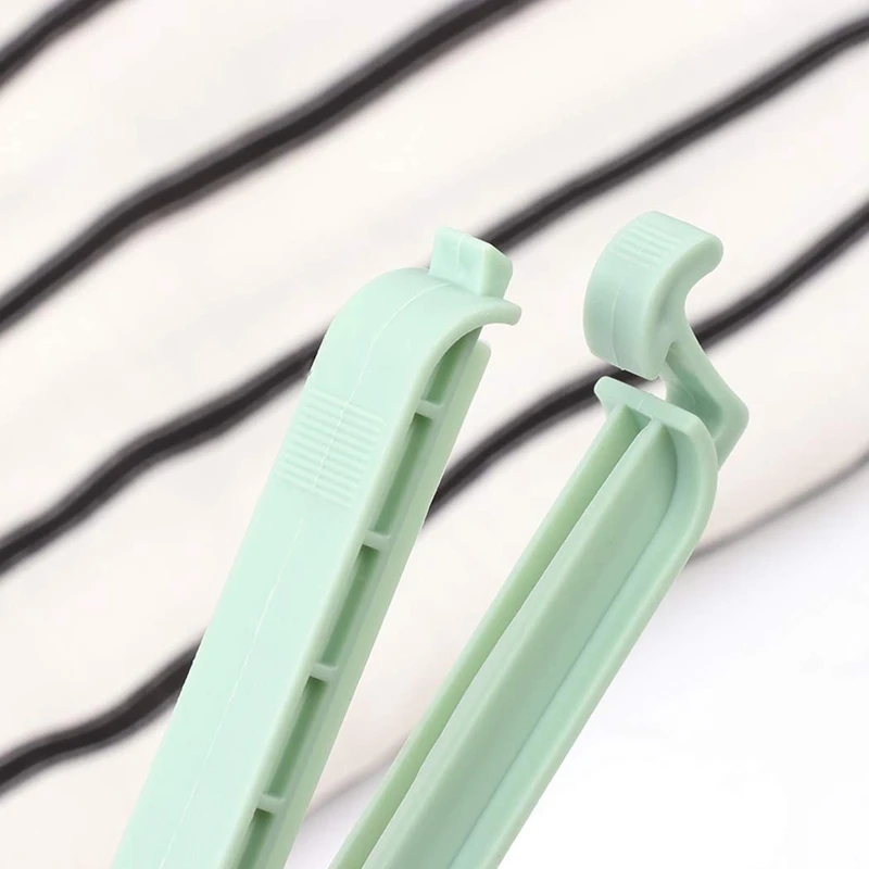 12 Pcs Sealing Chips Food Bag Storage Clips Colorful For Snack And Tea Bags Sandwich Kitchen Clips Potato Chips Sturdy