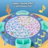 Large Electric Fishing Disk USB Rechargeable suit Crocodile Fishing Puzzle Intelligence Development Early Education Toy 1