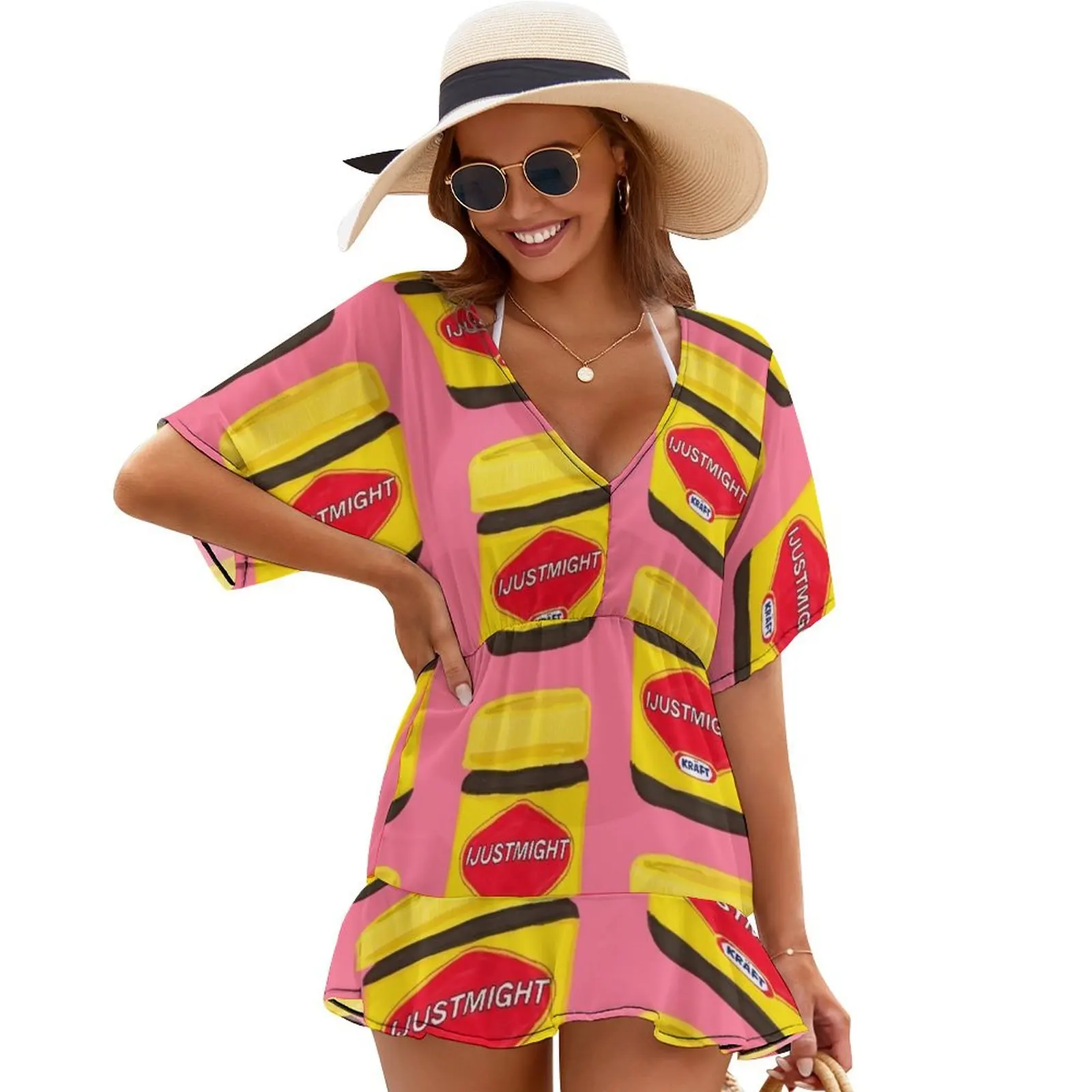 

IJUSTMIGHT Cover Ups Clothing female Dress women