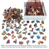 Color Changing Cat Wooden Puzzle Irregular Animal Shaped Wooden Puzzle High Difficulty Puzzle Puzzle Toy Birthday Christmas 3