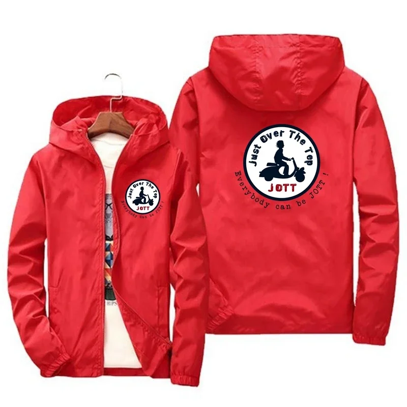 JOTT Spring/Summer 2024 New Pilot Jacket for Men and Women Casual Zipper Slim Zipper Windbreaker Men Hooded Jacket
